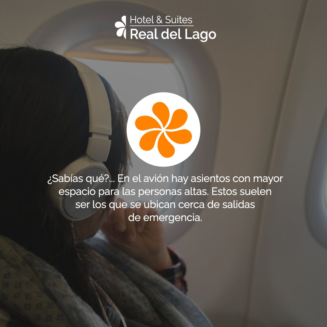RealdelLago's tweet photo. Tip para viajeros:
Si eres una persona muy alta y sueles frecuentar con problemas de espacio a la hora de viajar en avión, los asientos cerca de la salida de emergencia pueden ser un buen aliado. #TipsReales https://t.co/oKsFQIvXcR