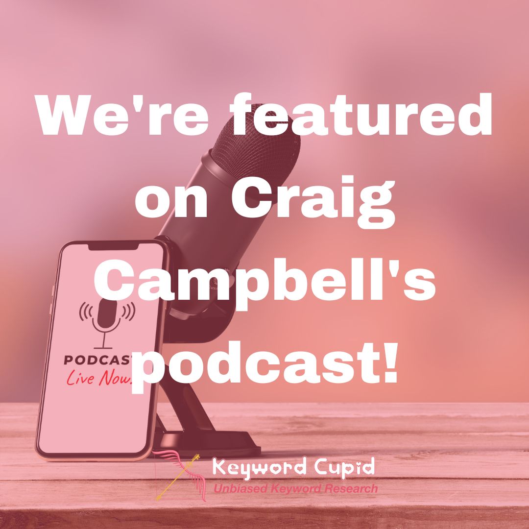 Do you love podcasts as much as we do?

May we make a suggestion?

🎧 

Craig Campbell very kindly interviewed our CEO - Leo, to discuss all there is to know (within 50 minutes) about Keyword Clustering!

You can listen here: open.spotify.com/episode/5TdqeT…