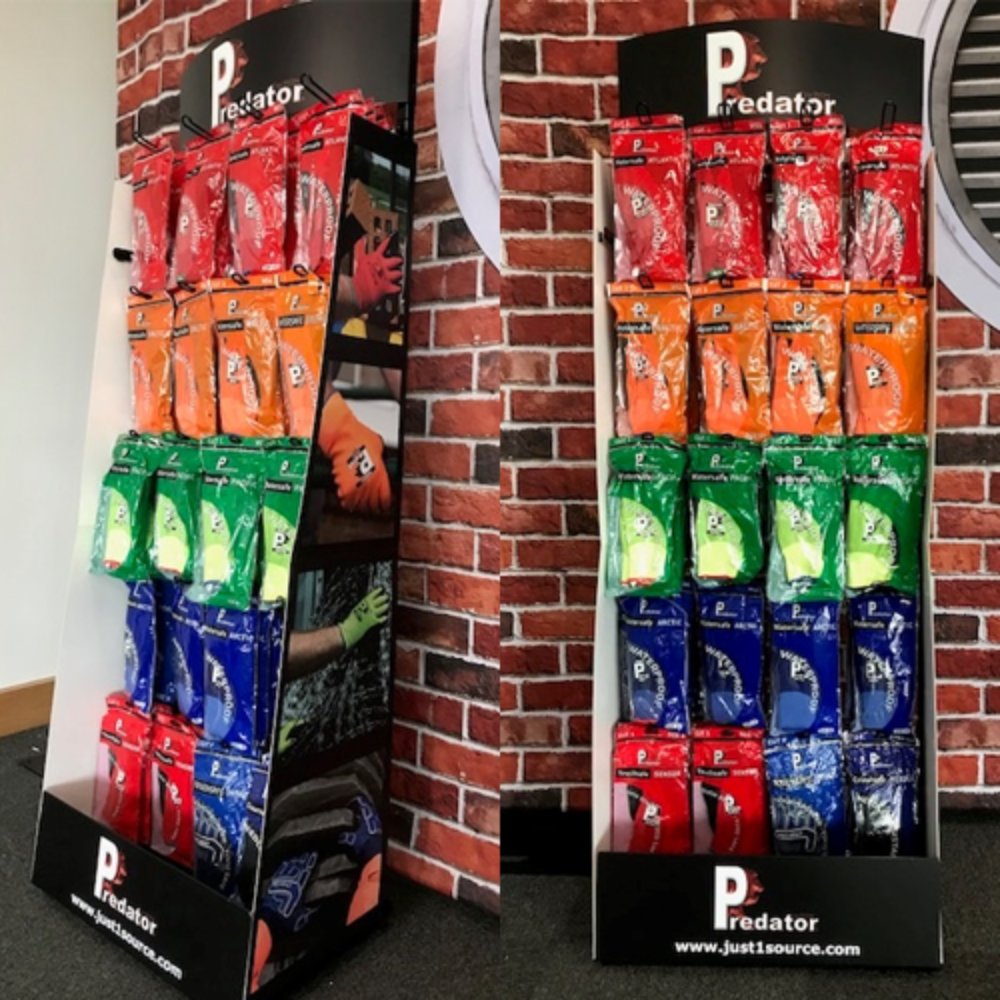 Just1Source's tweet photo. If you are interested in one of our free, floor standing display stands to showcase your Predator products, then please contact our friendly Sales Team on 01653 617718, or email us at sales@just1source.com to find out further information. https://t.co/AfidiSvRnI