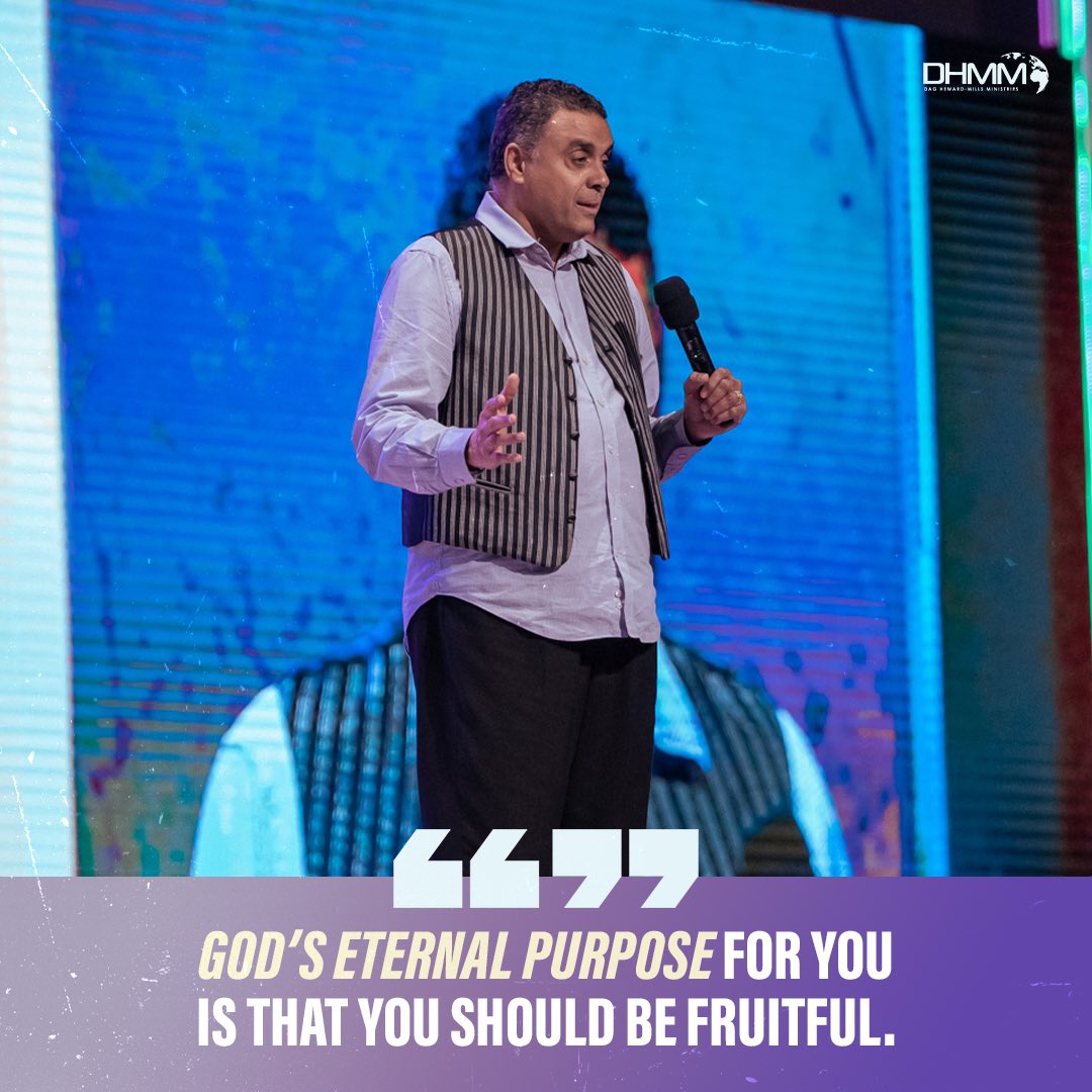 To be fruitful is God's purpose for you. God sees you as a tree that must bear fruit. To be fruitful means to be full of fruits and products worthy of all the investments that have been made in you.
