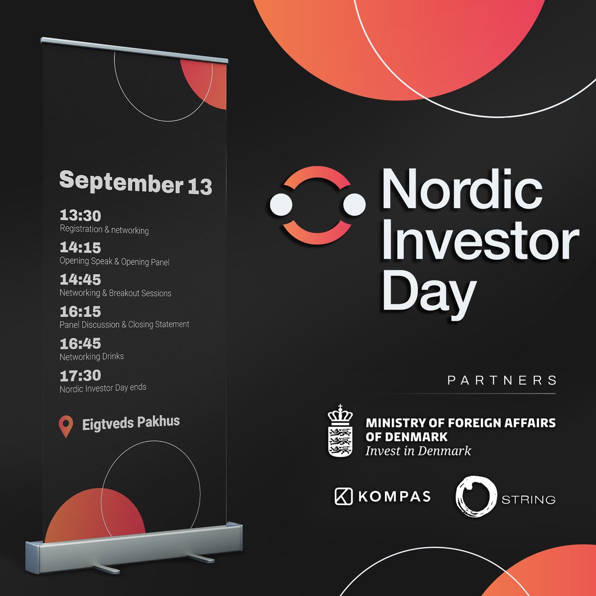 This year, ALL Investor &amp; Business Angel ticket holders get an eXclusive invitation to Nordic Investor Day, in partnership with <a href="/InvestinDenmark/">Invest in Denmark</a> &amp; supported by @kompas_vc &amp; <a href="/STRINGorg/">STRING</a>.

Limited signup: bit.ly/3A7p0h3

10% on #TechBBQ2022 tickets: bit.ly/3bp0bUc