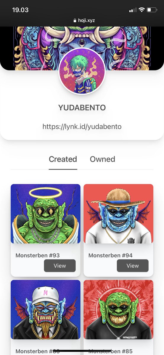 Whoop whoop! Welcomeee <a href="/bentooart/">Agung Yuda Bento</a> to hoji fams! Thank you for using hoji.xyz as your Link-In-Bio! Let’s check his 🔥 creations, guys! LFG! 🚀

#hojixyz #HojiCreators #HojiLinkInBio #NFTCreators #web3