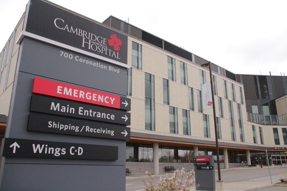 Cambridge Memorial Hospital 'is essentially full' bit.ly/3JR4R2c