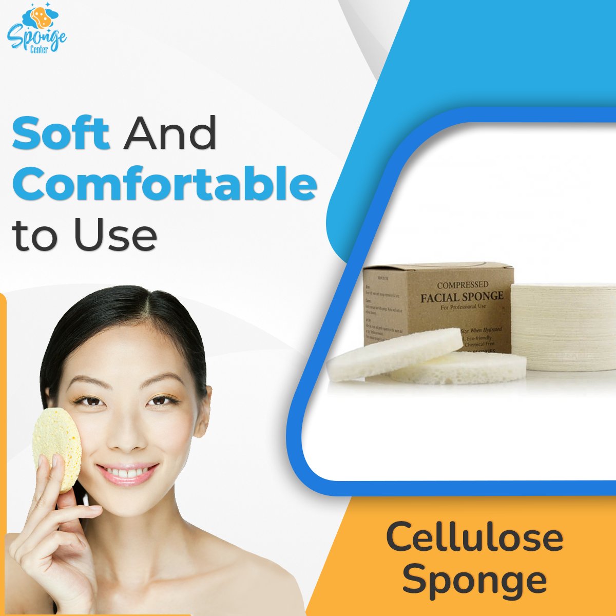 CenterSponge's tweet image. Made from wood pulp, Pure Natural Cellulose Sponge for Face is gentle on the skin and gets rid of impurities. Visit spongecenter.com to shop for this product.

#SpongeCenter #SpongeManufacturers #HighQualitySponges #CelluloseSponge #BiodegradableSponges