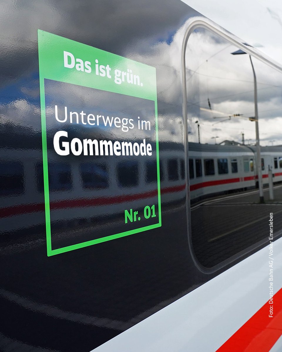 DB_Bahn's tweet image. Dass Ökostrom gommemode ist, sagen wir schon länger.