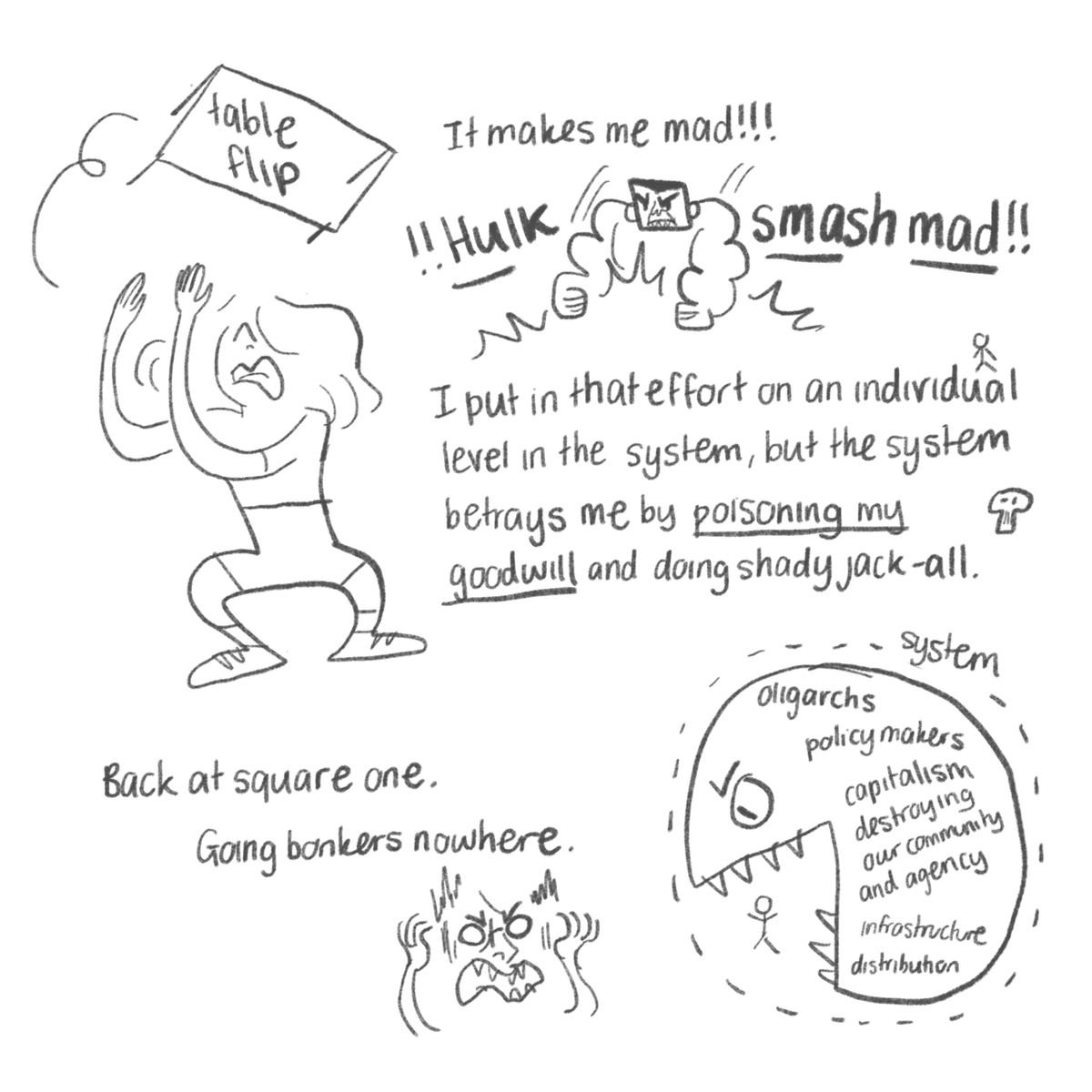 reimenayee's tweet photo. "I bought reusable cotton pads..". A comic about recycling guilt, plastic usage, and being angry at the 100 companies that cause the most damage. (1/3) https://t.co/Aio4KNti5r