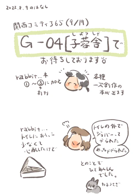 昨日のrabbit…と今日のrabbit…
#うさぎのいる生活 