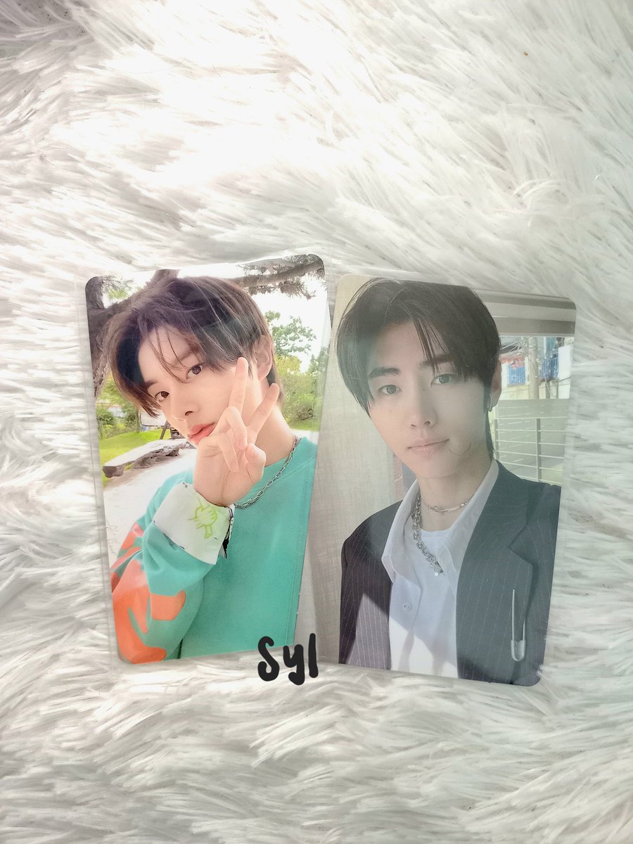 onlyjasukee's tweet image. WTS ( want to sell )
photocard jake sg22 50k
photocard sunghoon hype selca / sunghoon peniti 80k
negotiable 
dom depok
inc pack + adm shopee 
bs keep event
( help rt like )
