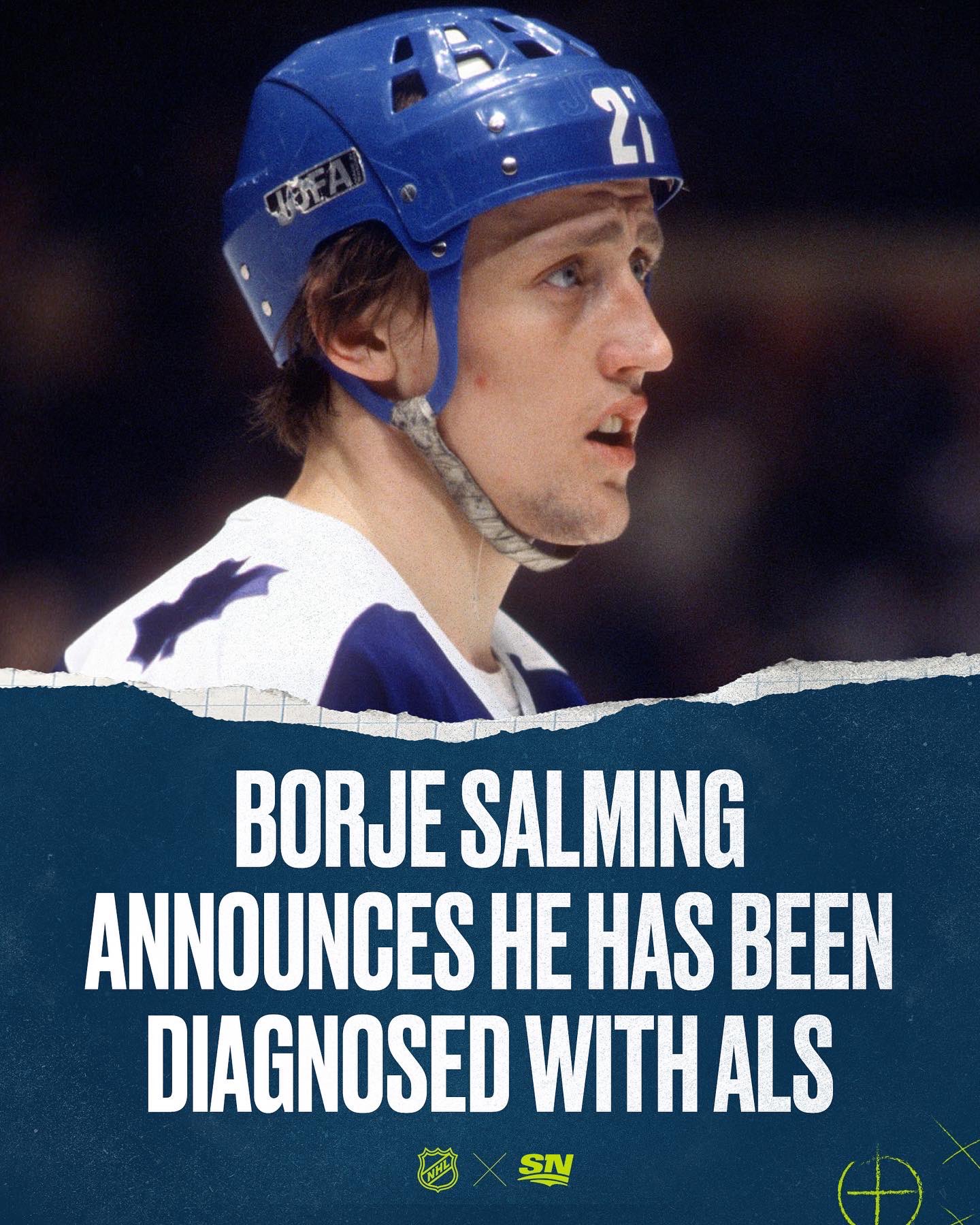 Borje Salming diagnosed with ALS, Hockey Hall of Famer announces
