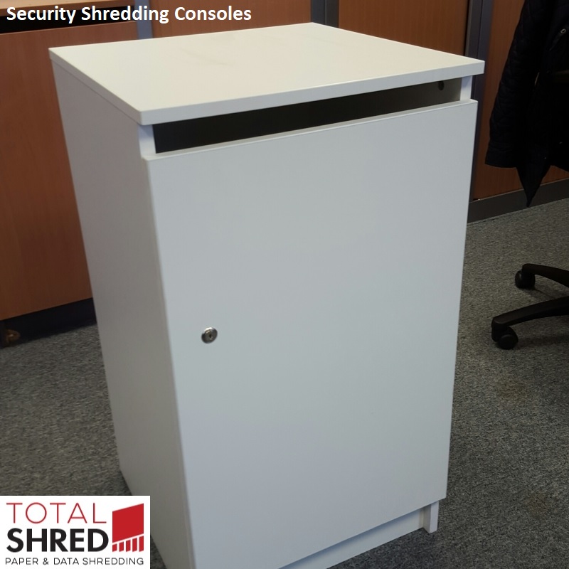 TotalShredLtd's tweet photo. Shredding consoles are a secure standalone lockable unit that you can store day to day confidential papers in. 📄 
For customers who choose to do regular business paper shredding, we offer these free of charge. 🌇 
#totalshred #getshredding #shreddingconsole https://t.co/8jLrPAUtfT