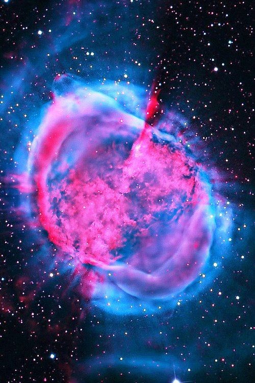 M27 Dumbell Nebula in Vulpecula contellation by Hubble telescope #NASA #ESA #Hubble #Nebula #Space #Universe
