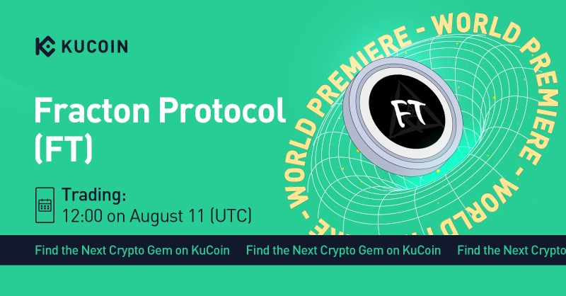 ReferralBrthrhd's tweet photo. 🦊World Premiere🦊$FT @FractonProtocol gets listed on #KuCoin!
📌#NFTFractionalization #NFTLiquidityInfrastructure Aysun Torino Recep İvedik
📌Pair: $FT / $USDT
📌Deposit: now open (network: ERC20)
📌Trading: 12PM on August 11, 2022 (UTC)
🌲Join Kucoin🌲https://t.co/OP0I1noW7S https://t.co/RrawNQEtlo