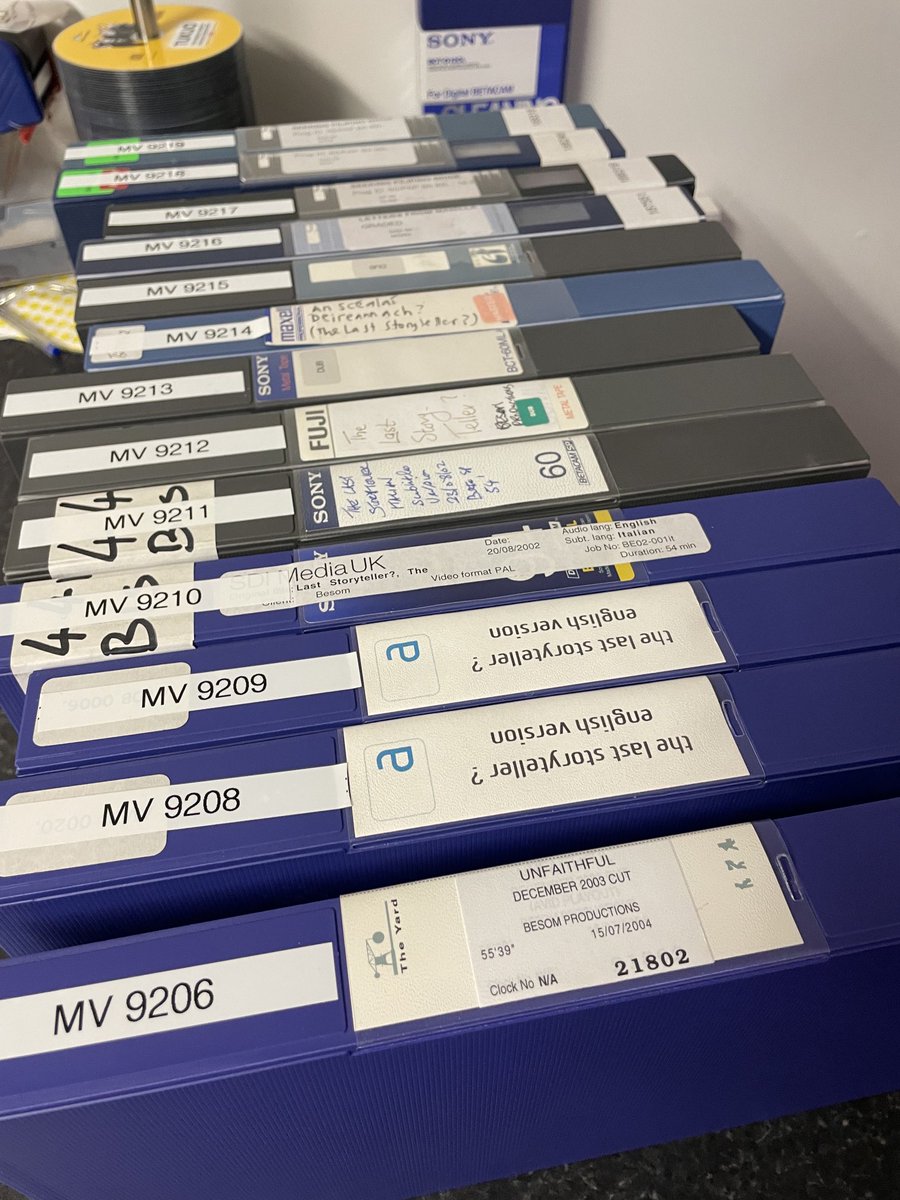SpecialistAVLtd's tweet photo. #archives #digibeta #betasp #mkv #ffv1 #checksum @MargoHarkin @IFI_Dub https://t.co/RHllOjWqdm