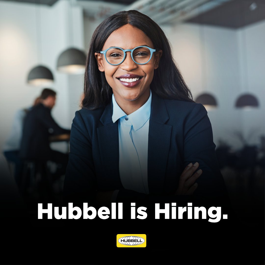 Start your career at Hubbell today! From engineering and marketing to sales and manufacturing, we’d love for you to join our Hubbell team. Grow your career: hubs.ly/Q01jDFR60