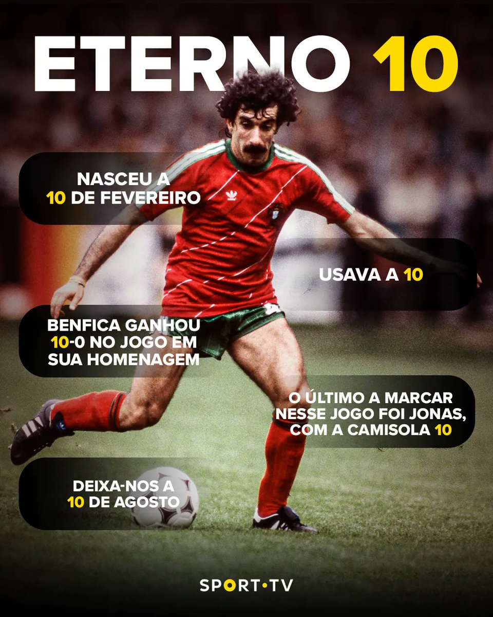 O nosso eterno 👕🔟

#sporttvportugal #Chalana