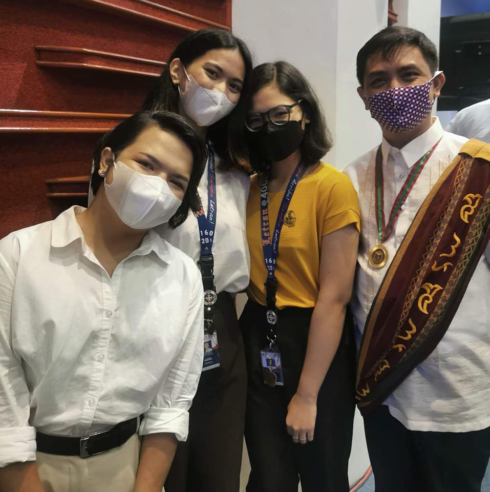 LetranSCRIBE's tweet photo. SCRIBE features President Melody Jade Soriano, Secretary Aulyn Gwen Bergado, and Treasurer Thea Alexandra Divina as representatives.
Photos by: Dr. Manuel Dasig and Colegio de San Juan de Letran
#InSCRIBETheTruth
#SCRIBE1620
#VeritasEtVirtus https://t.co/G2n937EFa1