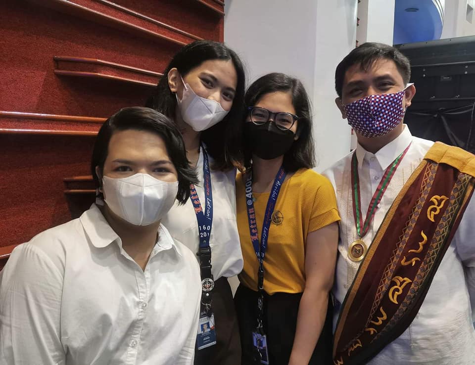 LetranSCRIBE's tweet photo. SCRIBE features President Melody Jade Soriano, Secretary Aulyn Gwen Bergado, and Treasurer Thea Alexandra Divina as representatives.
Photos by: Dr. Manuel Dasig and Colegio de San Juan de Letran
#InSCRIBETheTruth
#SCRIBE1620
#VeritasEtVirtus https://t.co/G2n937EFa1