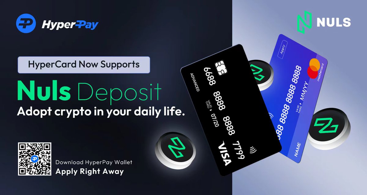 Hpx_Official's tweet photo. 🪘We are pleased to announce that #HyperCard has added @Nuls to the list of supported tokens.

You can pay with #Nuls in more than 176 countries and 50 million merchants worldwide by depositing Nuls and converting into local currencies in a flash!👏 https://t.co/n3W2eAhj1H