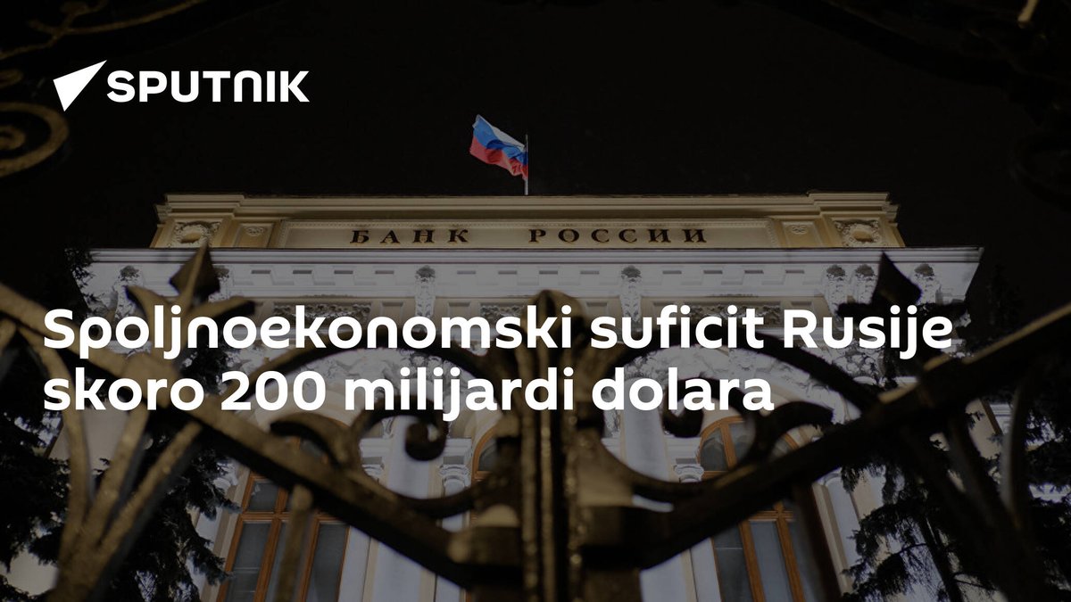rs_sputnik's tweet photo. Spoljnoekonomski #suficit Rusije skoro 200 milijardi dolara https://t.co/tOhCWwDkWT https://t.co/UBXSUDtkYK
