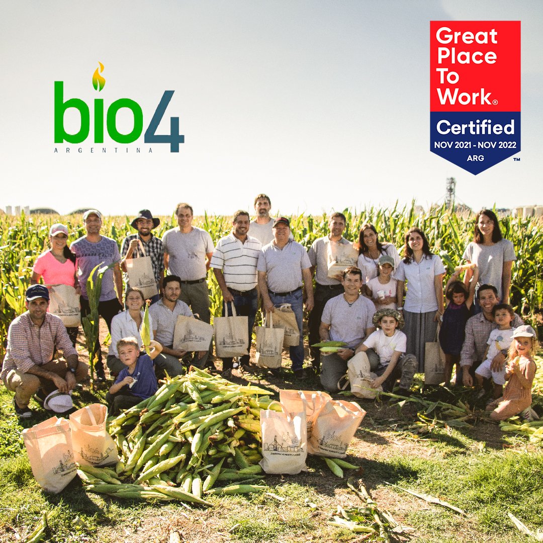 Estamos orgullosos de comunicar que formamos parte de la comunidad #GPTW, organización referente a nivel mundial que mide y certifica el clima organizacional de nuestra empresa.
.
.
.
#bio4argentina #GPTW #certificación #climaorganizacional #modelodenegocio #comunidadGPTW