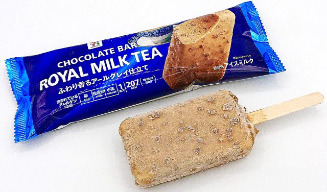 【新発売】紅茶好き必見！セブンからロイヤルミルクティーチョコバーアイス♪