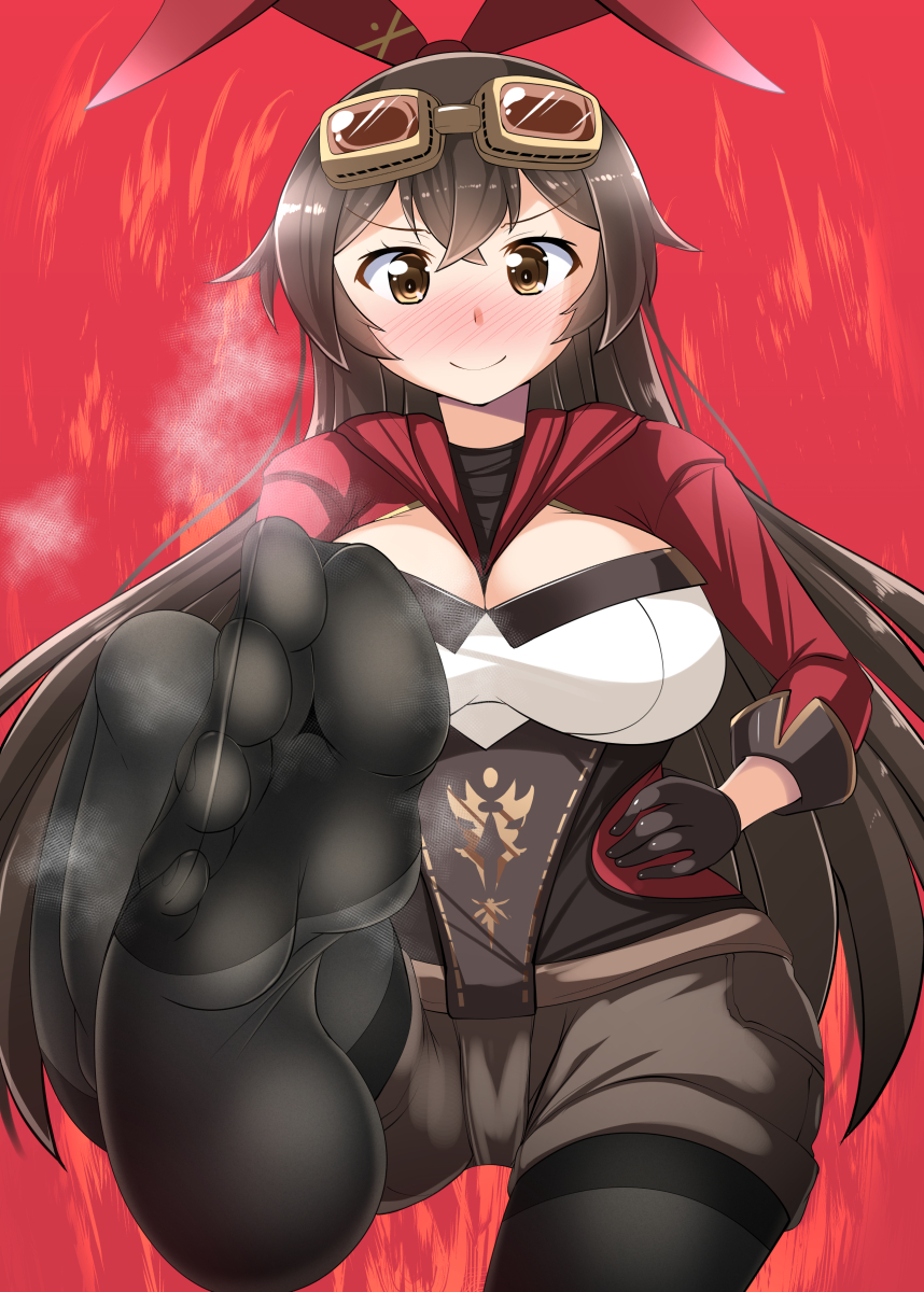 足裏のニオイを嗅がせてくれる黒タイツアンバーちゃん(ˇωˇ)
お誕生日おめでとう!
#アンバー生誕祭2022 #原神 