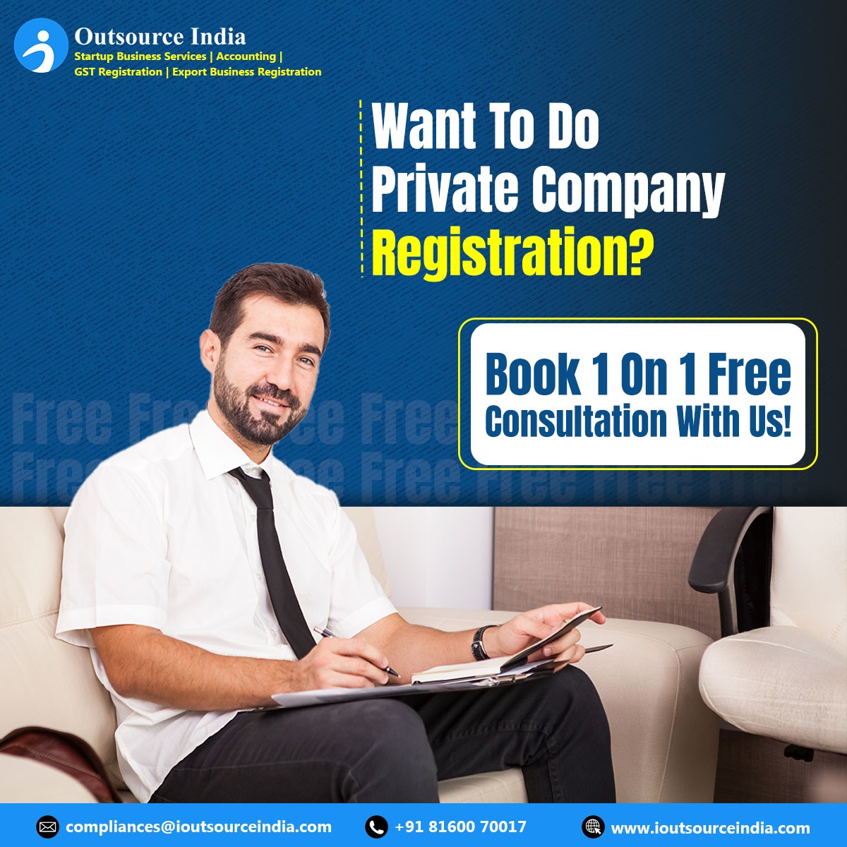 IOutSourceIndia's tweet photo. 📢 Get Your Pvt Ltd Company Registered Easily With IOutSource India!

Now Private Company Registration Became Super Easy With Our Support!

📞 Call Us On: +91 81600 70017
🌐 Visit Our Website: https://t.co/SQzeKH4mmq

#pvtltdregistration #LegalServices #IOutSourceIndia https://t.co/1LSTgApUr4