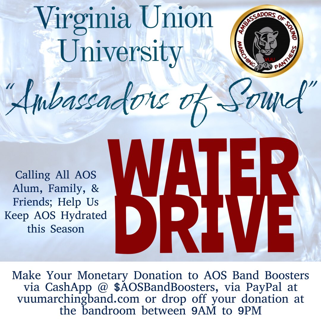Help hydrate AOS! <a href="/vuupresident/">Dr. Hakim J. Lucas</a> <a href="/VUUNAAInc/">VUUNAA Inc.</a> #VUU #AOS #AOSUnleashed