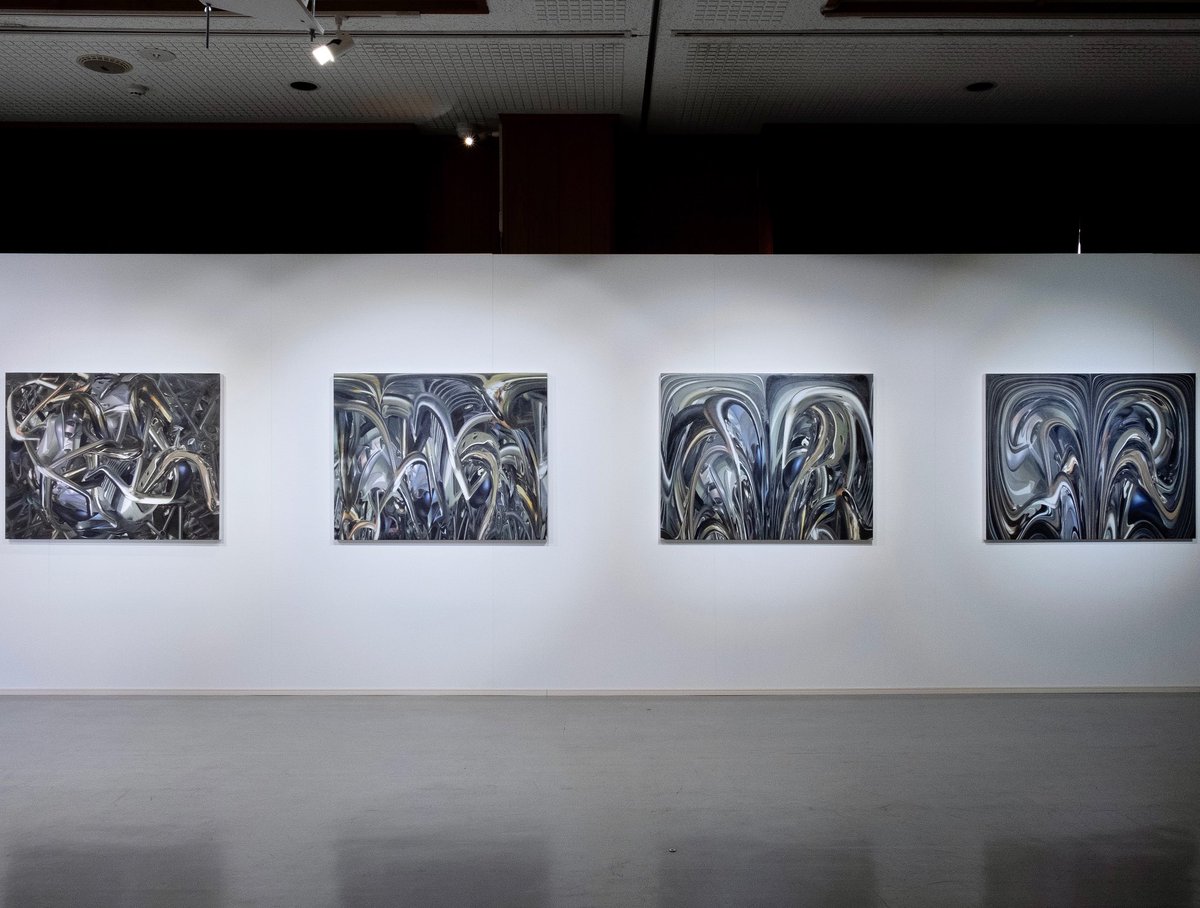lovechang's tweet photo. Exhibition throwback :
2020 December in Amagasaki, Japan
4 series works titled "Artifact - Artificial brain"
#exhibitionthrowback #groupshow #installationview #artifact #artificialbrain #artseries #oilpainting #oiloncanvas #machineporn #biomorphicart #contemporaryart #artinnyc https://t.co/9E7fuD1Sfq