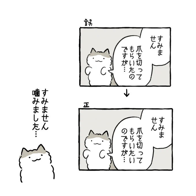 すみません 