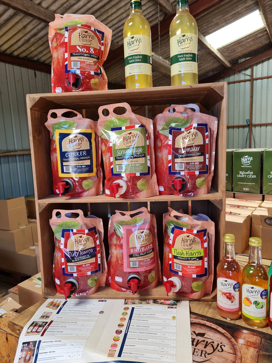 So this morning,  took part in the traditional #Somerset keep fit session.

A brisk walk,  then the strenuous activity of #cider tasting at a local farm (<a href="/harrys_cider/">Harry's Cider</a>)
followed up by a brisk walk back and a chill afternoon in the garden with a glass or three.

Cheers 🍻