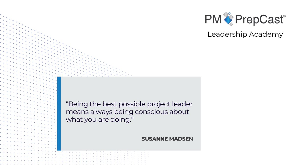 PMExamTips's tweet photo. 💯 😎 Are you a conscious project leader?
Get more inspiring lessons and quotes by enrolling to The PM PrepCast Leadership Academy: https://t.co/ZEhb7dq6Dg
#leadership #leaders #quotes #PMPrepCast #projectmanagers #projectmanagement #leadershipskills https://t.co/i7zWTBgeLj