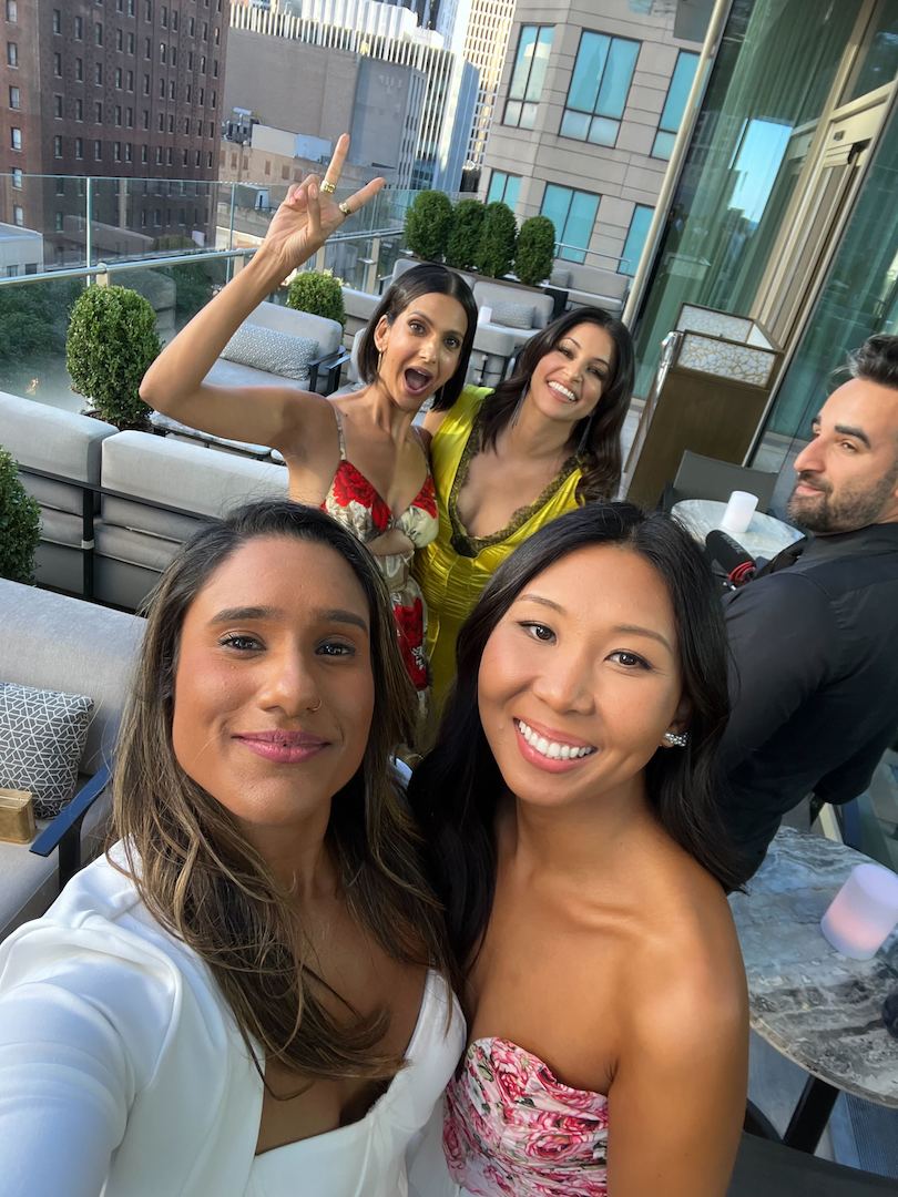 what's up, chicago! @PoornaJags and @RichaMoorjani co-hosted a special fan screening and Netflix Golden Hour cocktail reception, alongside @lifewithdeeps and Natalie Mina Lee