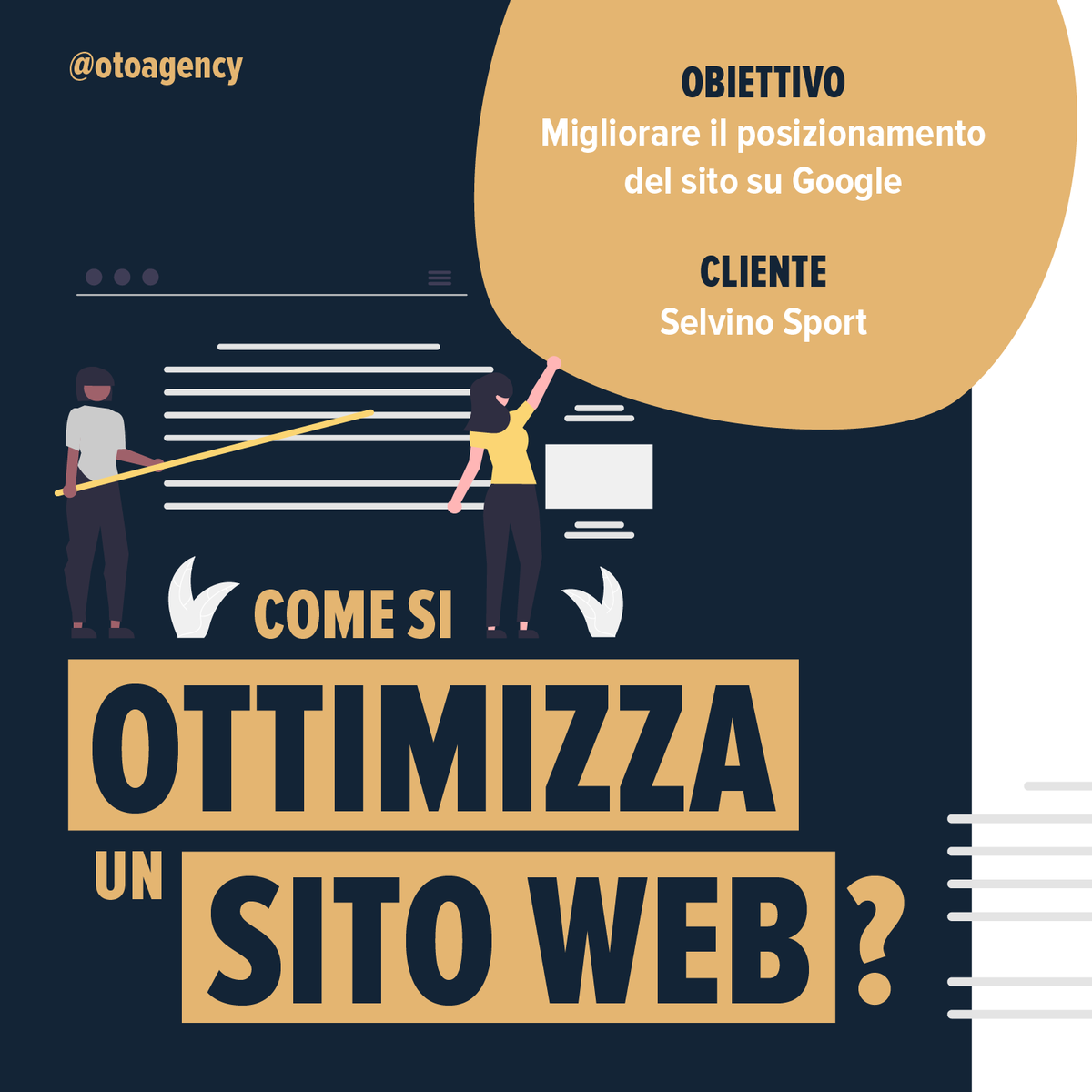 OTOAgency's tweet photo. Selvino Sport gestisce il Parco Avventura di Selvino e organizza attività per famiglie e bambini👪

Si sono rivolti a #OTOAgency per migliorare il #posizionamento #SEO del sito nei risultati organici #Google.

Scopri come abbiamo migliorato performance e aumentato la visibilità! https://t.co/qVo55vsXYN