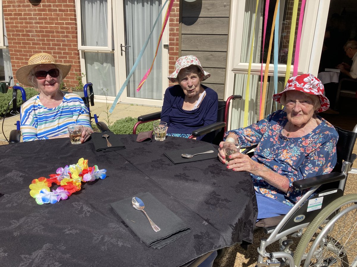 EvermoreCare's tweet photo. We're making the most of the sun today at Ashton Manor, the sun cream is applied and the BBQ is on ☀️ https://t.co/cobhnuWq2j