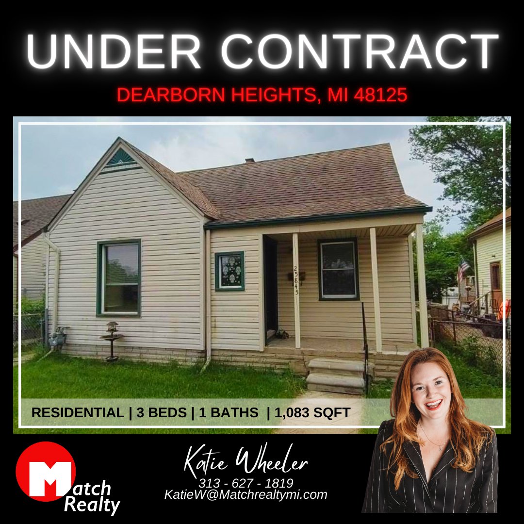 MatchRealtyMi's tweet photo. Our client is so excited to call this property their home.๐ So happy because it is now going under contract.๐ Congrats @your_realtor_katiew.๐๐ป
https://t.co/2NtuK4jhQWโ
โ
#UnderContract #MatchRealty #MatchRealtyMi #RealEstate #realestateagent #instarealestate #Michigan https://t.co/ecnZFjmSru