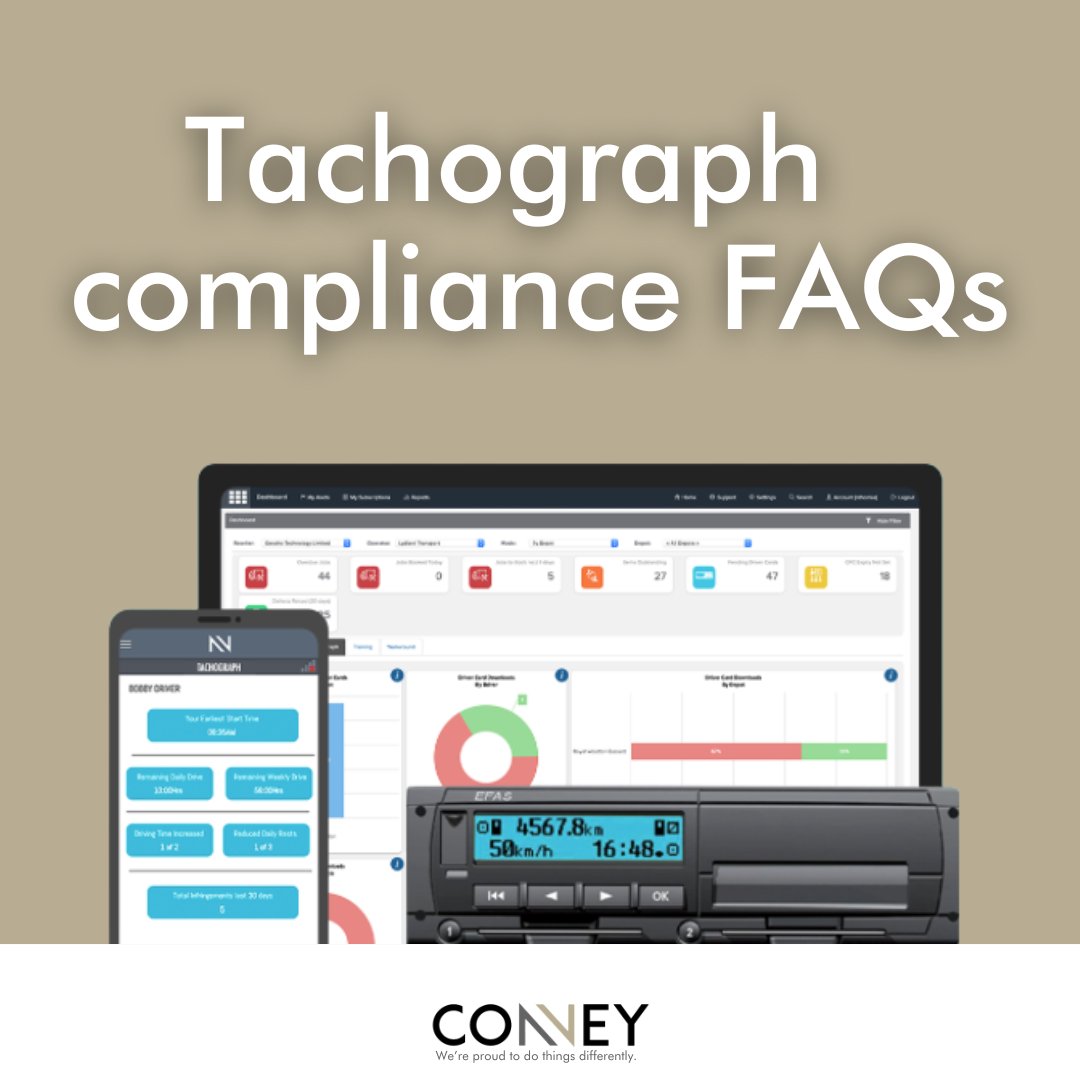 Convey_Tech's tweet image. ⭐️💬 Introducing our FAQs series 💬⭐️

Over the coming weeks and months, we will be sharing some of the frequently asked questions that we get at Convey. 

Tweet us a question you want answered below!

#tacho #tachoanalysis #tachograph #tachoFAQ #fleetcompliance