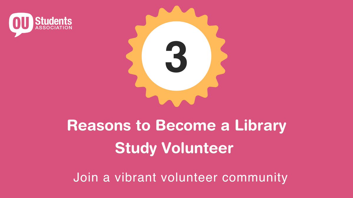 If you become a Library Study Volunteer, you'll be joining a vibrant, welcoming community. Sign up before the deadline on 21 August. Follow the link to apply! 👉 oustudents.com/get-involved/v…