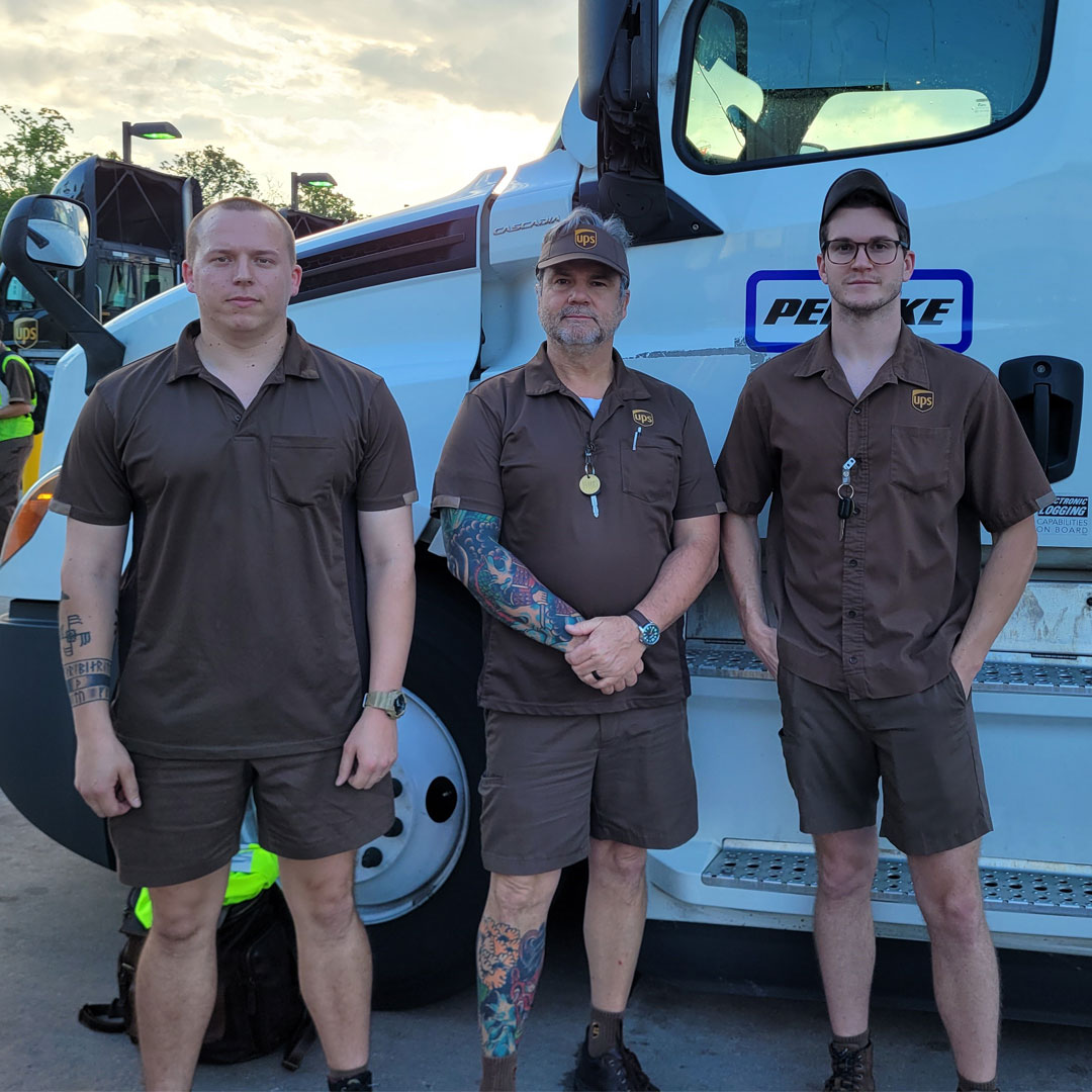 Like father, like son, like son… Jefferson and Jeff Windham are a sleeper team based in #Florida. But, the family connection doesn’t stop there - Jefferson’s stepson Chad Worley is a driver too. #YouBelongAtUPS