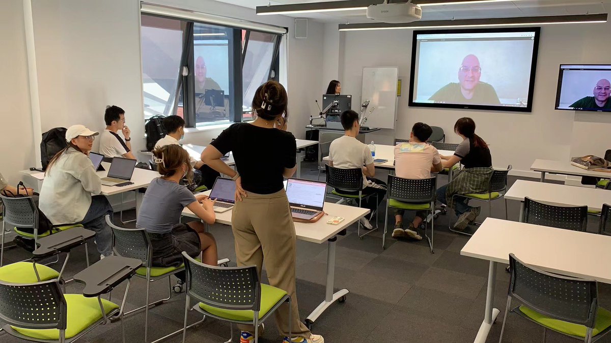IfamLiv's tweet photo. This is the atmosphere in the Math Summer Research Project with Industrial Partners of @IfamLiv @livuniphyssci @IMAmaths @XJTLU @AIMS_Next @APJournals @Risks_MDPI @livunicareers https://t.co/mrXyEcufla