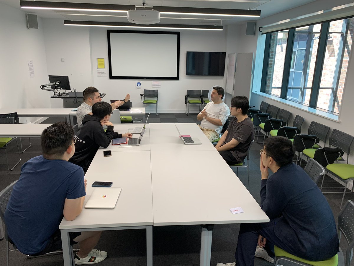 IfamLiv's tweet photo. This is the atmosphere in the Math Summer Research Project with Industrial Partners of @IfamLiv @livuniphyssci @IMAmaths @XJTLU @AIMS_Next @APJournals @Risks_MDPI @livunicareers https://t.co/mrXyEcufla