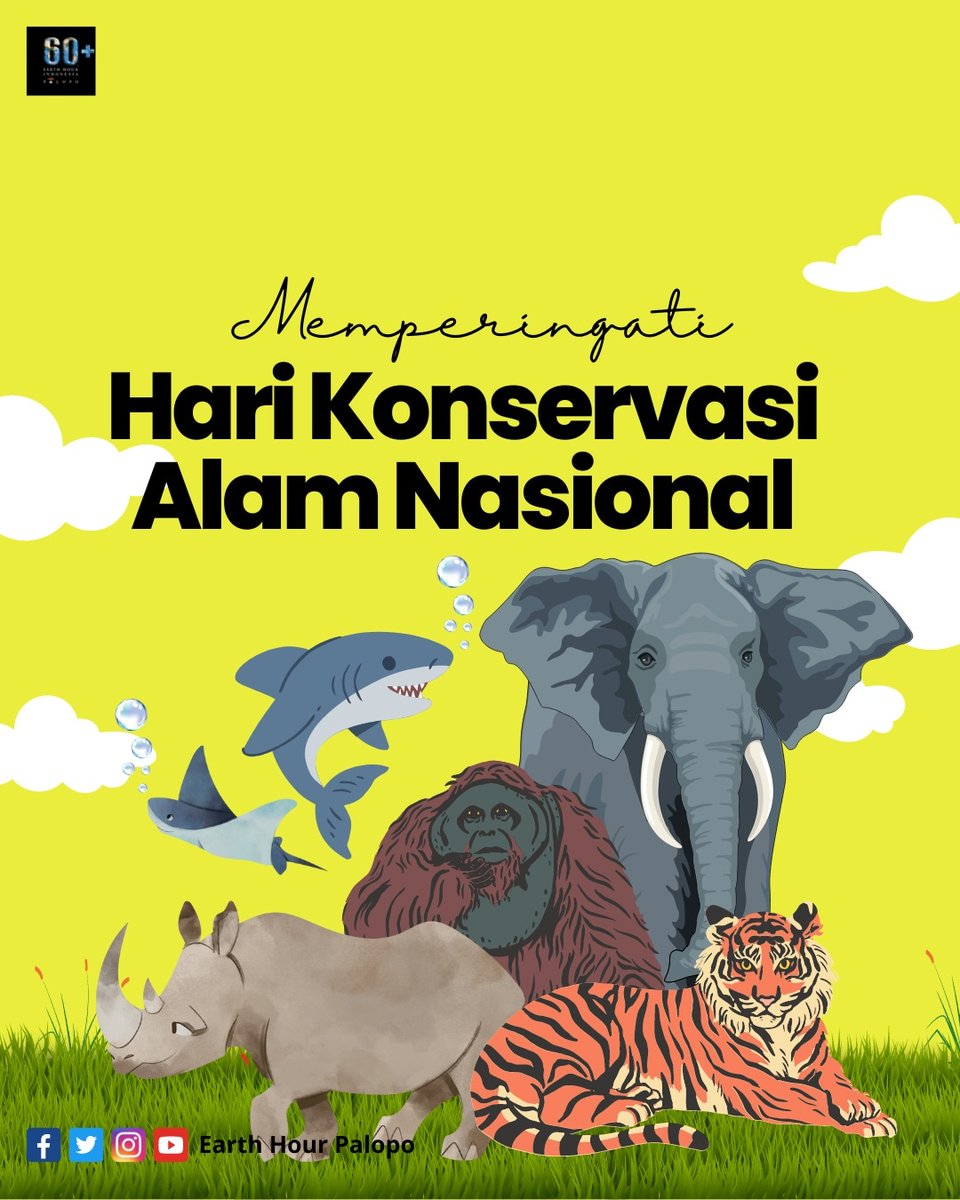 [Hari Konservasi Alam Nasional, 10 Agustus 202

Konservasi adalah pelestarian atau perlindungan.

Tujuannya sebagai upaya menjaga kesinambungan kegiatan konservasi alam, memasyarakatkannya, dan menjadikan konservasi alam sebagai bagian dari sikap hidup dan budaya bangsa.