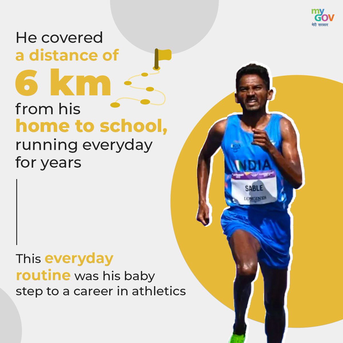 Naib Subedar Avinash Sables's story of dedication!

His determination helped in clinching🥈 in Steeplechase at #CWG2022! 

The country salutes you 🫡🇮🇳

#YuvaShakti #CheerForIndia