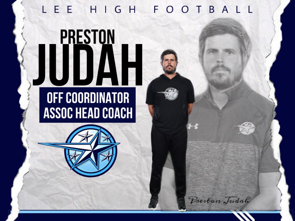 Introducing Lee High School Football (Huntsville) Offensive Coordinator and Associate Head Coach Preston Judah (@Coach_Judah ) #FamiLEE
