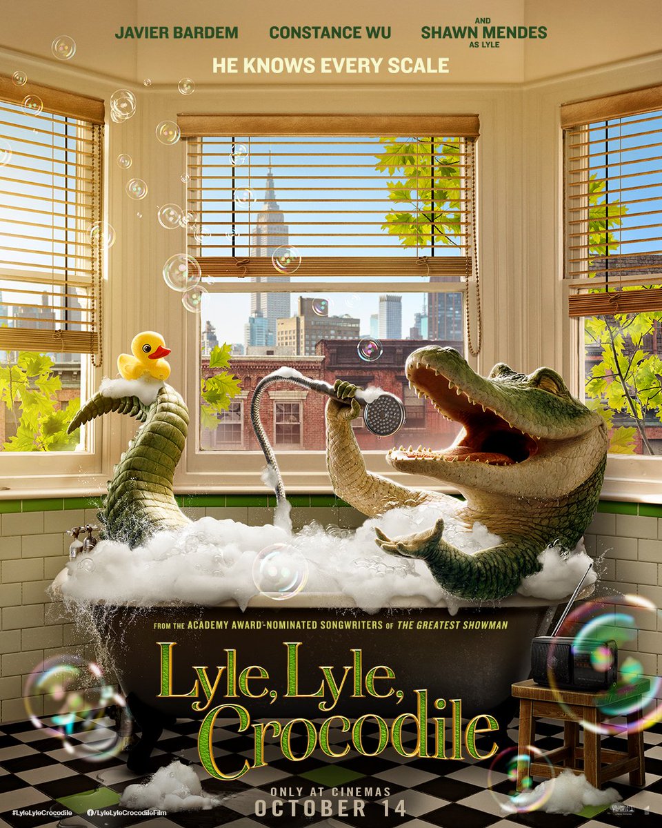 Sing like no one is watching. 🎶🐊 See <a href="/ShawnMendes/">Shawn Mendes</a> find his voice as #LyleLyleCrocodile Exclusively At Cinemas October 14.