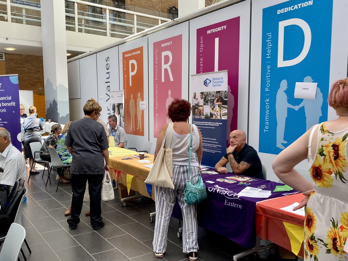 Thrilled to be invited to talk to doctors, nurses and healthcare professionals about their money and pension concerns at the <a href="/NNUH/">Norfolk and Norwich University Hospitals</a> Staff Expo for Well-being. Lots of questions, too little time. Thank you @hannahbrowningbeale for inviting me.
