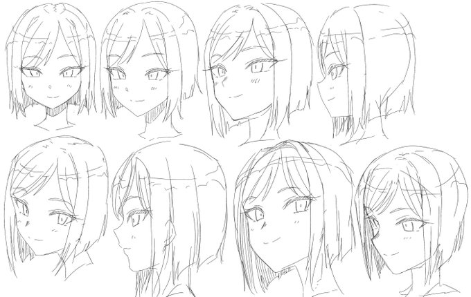 顔を可愛く描けるようになりたいから練習するぞ! 34 