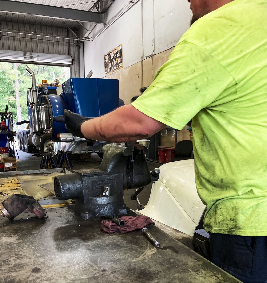 In the shop, getting our hands dirty is where we like to be! ⚙️