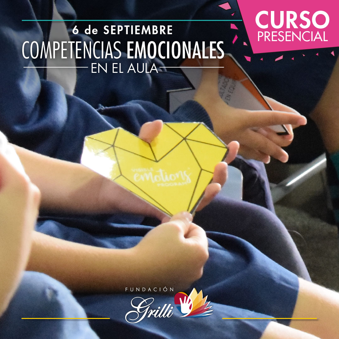 -COMPETENCIAS EMOCIONALES EN EL AULA-
Curso de Formación en Educación Emocional a través del Programa VEP (Visible Emotion Program)
PRESENCIAL-Fecha: 6/9/22. Informes: Wsapp:1159072247  informes@fundaciongrilli.org.ar
instagram.com/p/ChFFuILuEFW/…
#educacionemocional #workshop #Curso