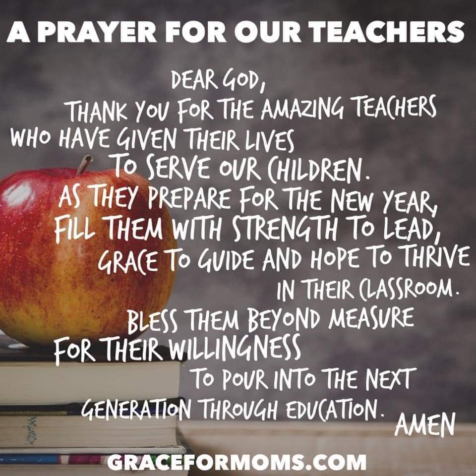 IheartMathk_5's tweet photo. Praying for a wonderful year for all our amazing Educators and students!
 🙏💝🍏 https://t.co/7TUq0IgZN5